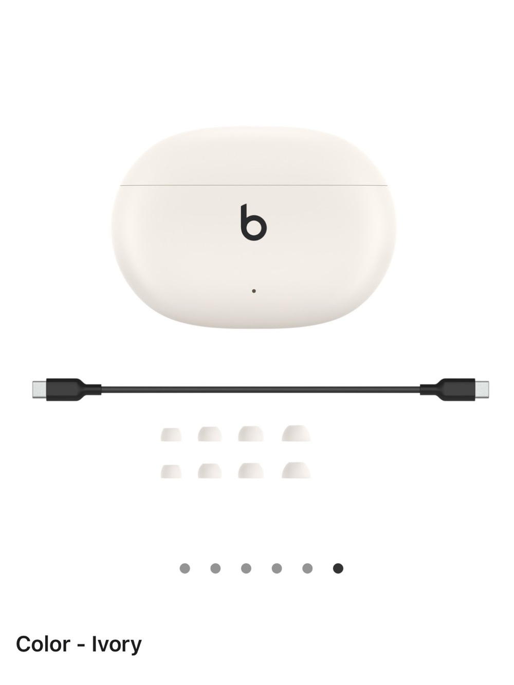 Apple Beats Studio Buds - True Wireless Noise Canceling Earbuds - Ivory